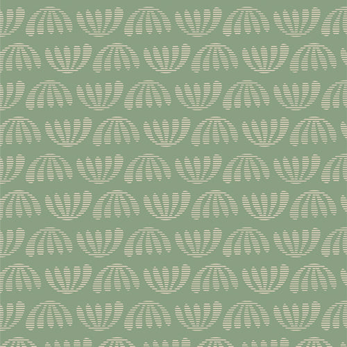 Boho Leaves Matcha from Evolve by Suzy Quilts