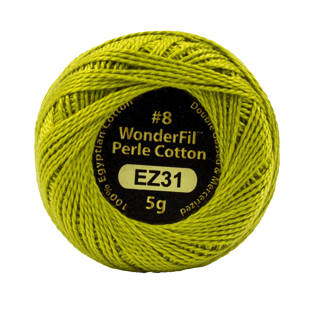 Wonderfil Eleganza 8 wt Perle Cotton, Lemongrass, EZ31