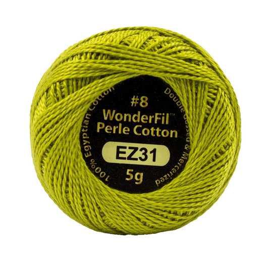 Wonderfil Eleganza 8 wt Perle Cotton, Lemongrass, EZ31