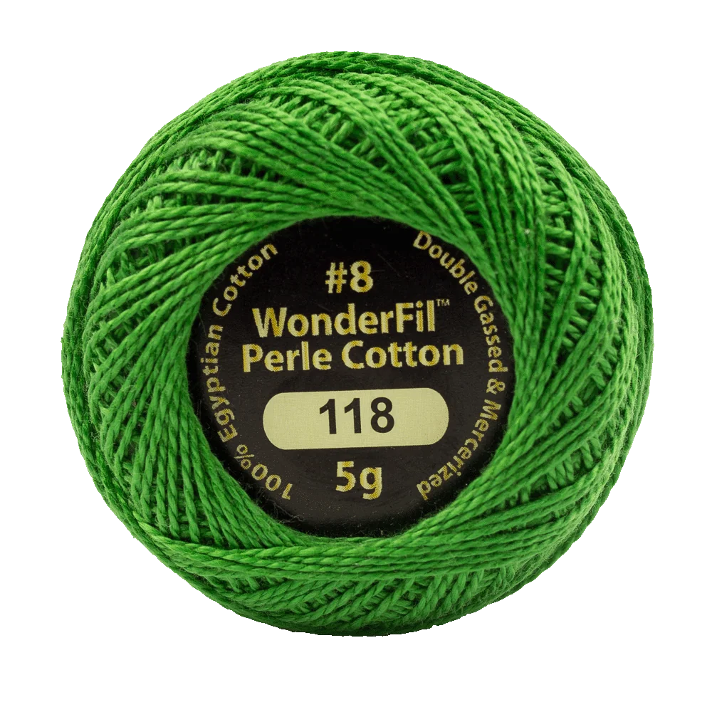 Wonderfil Eleganza 8 wt Perle Cotton, New Spring, 118