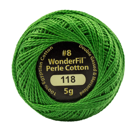 Wonderfil Eleganza 8 wt Perle Cotton, New Spring, 118