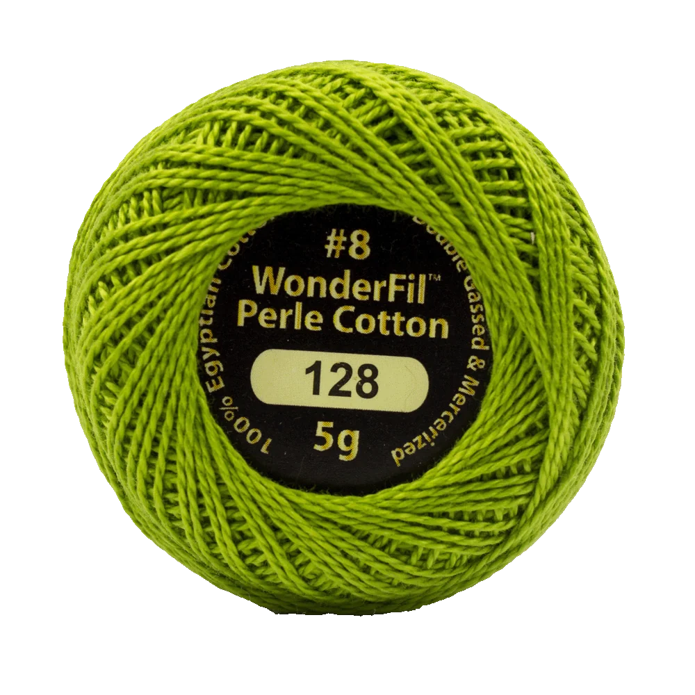 Wonderfil Eleganza 8 wt Perle Cotton, Key Lime