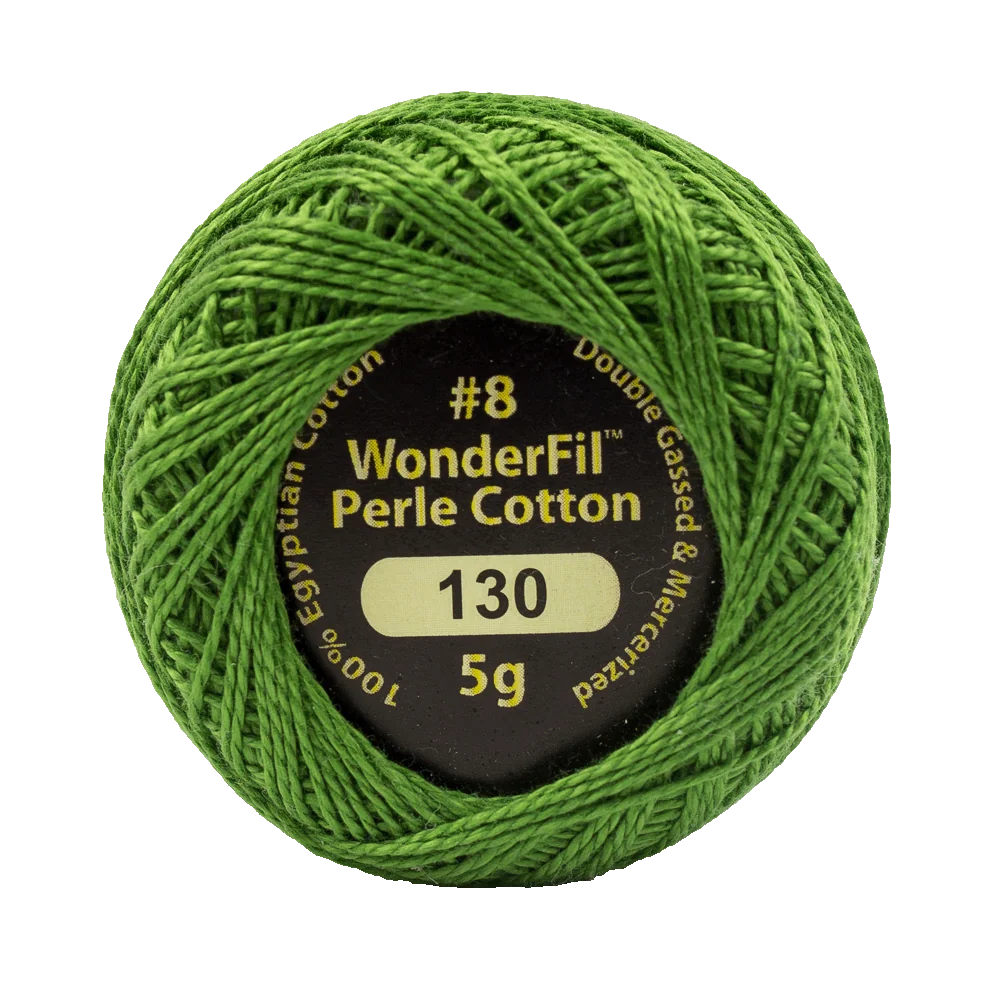 Wonderfil Eleganza 8 wt Perle Cotton, Cypress