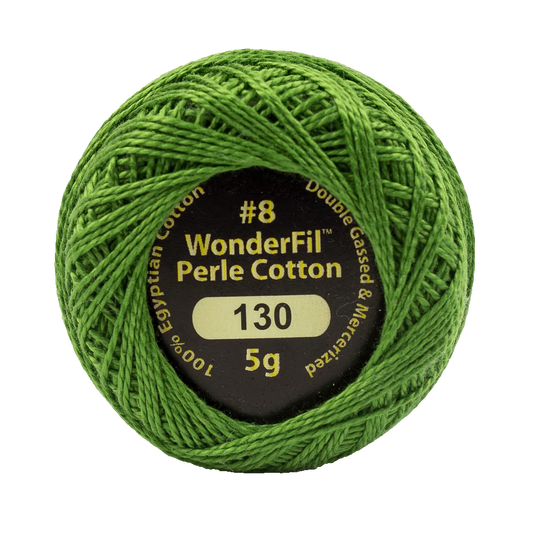Wonderfil Eleganza 8 wt Perle Cotton, Cypress