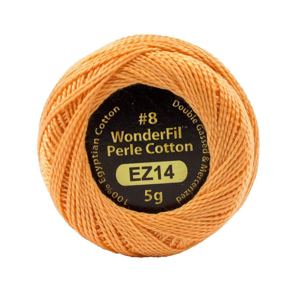 Wonderfil Eleganza 8 wt Perle Cotton, Sparkling Rosé