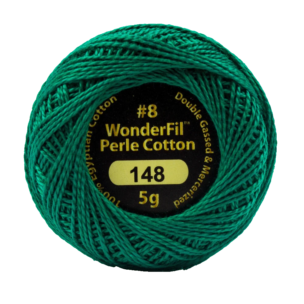 Wonderfil Eleganza 8 wt Perle Cotton, Paradise