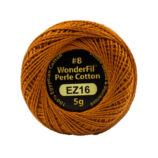 Wonderfil Eleganza 8 wt Perle Cotton, Exotic Spice, 16