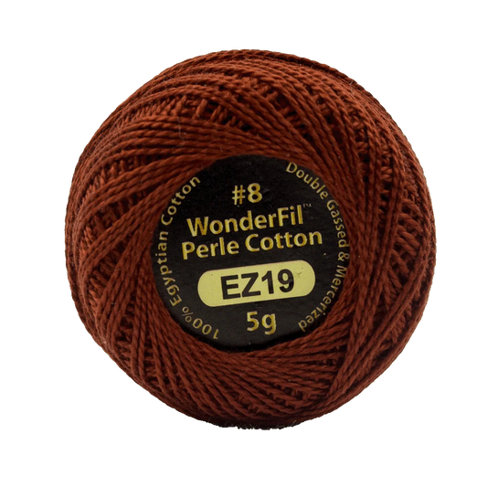 Wonderfil Eleganza 8 wt Perle Cotton, Autumn Leaf