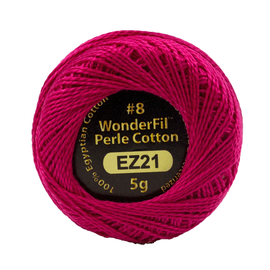 Wonderfil Eleganza 8 wt Perle Cotton, Crown Jewel, 21