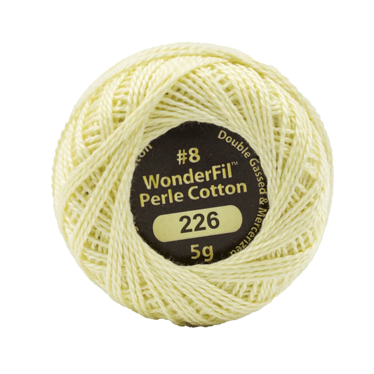 Wonderfil Eleganza 8 wt Perle Cotton, Dandelion Puff