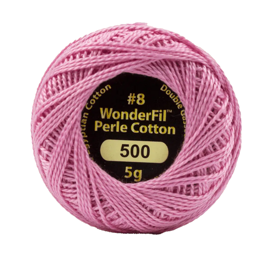 Wonderfil Eleganza 8 wt Perle Cotton, Pom Pom, 500