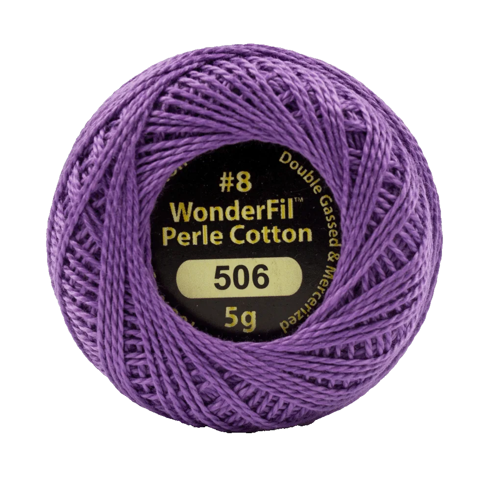 Wonderfil Eleganza 8 wt Perle Cotton, Baubles