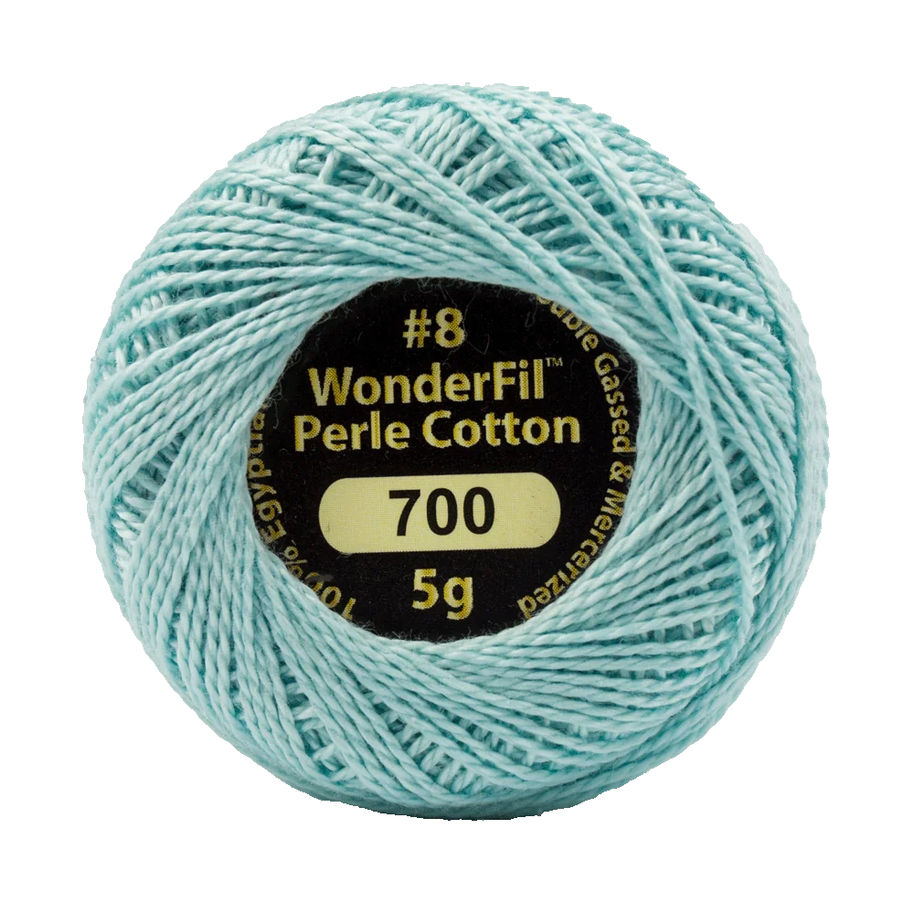 Wonderfil Eleganza 8 wt Perle Cotton, Winter's Breath