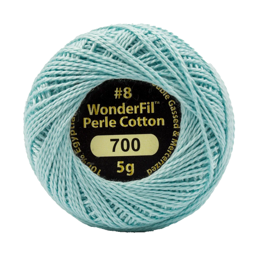 Wonderfil Eleganza 8 wt Perle Cotton, Winter's Breath