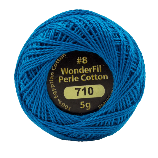 Wonderfil Eleganza 8 wt Perle Cotton, Bottle Blue
