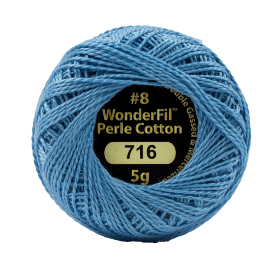 Wonderfil Eleganza 8 wt Perle Cotton, Mountain Lake
