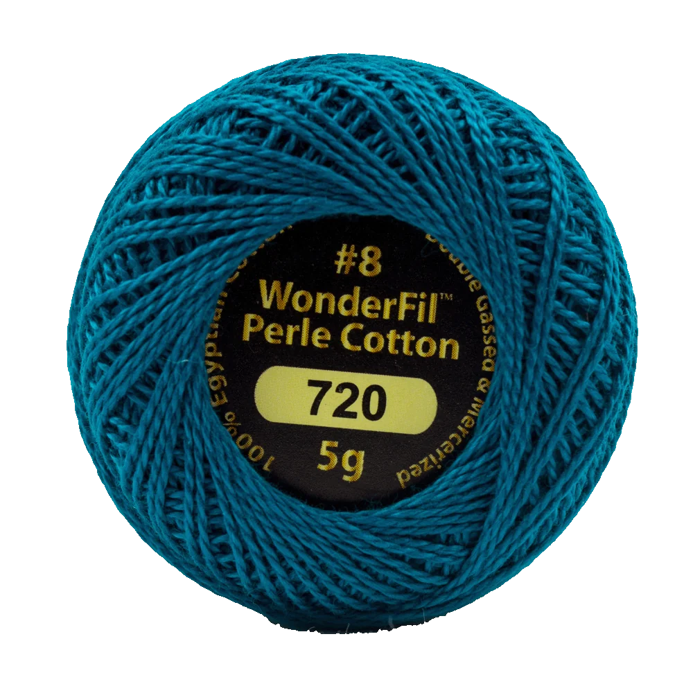 Wonderfil Eleganza 8 wt Perle Cotton, Imperial Banner, 720