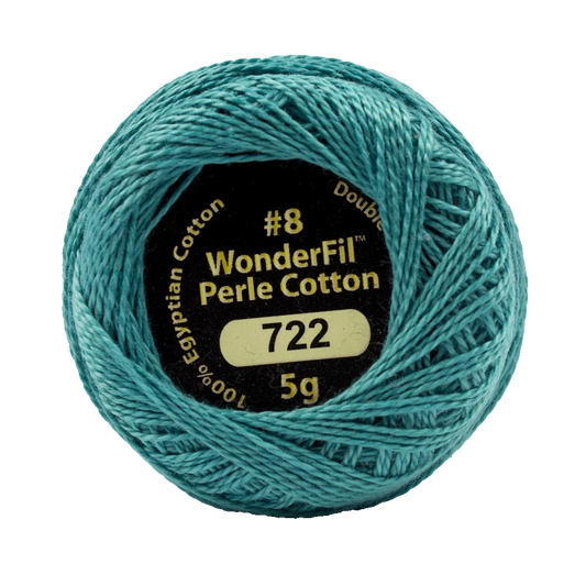 Wonderfil Eleganza 8 wt Perle Cotton, River Stone