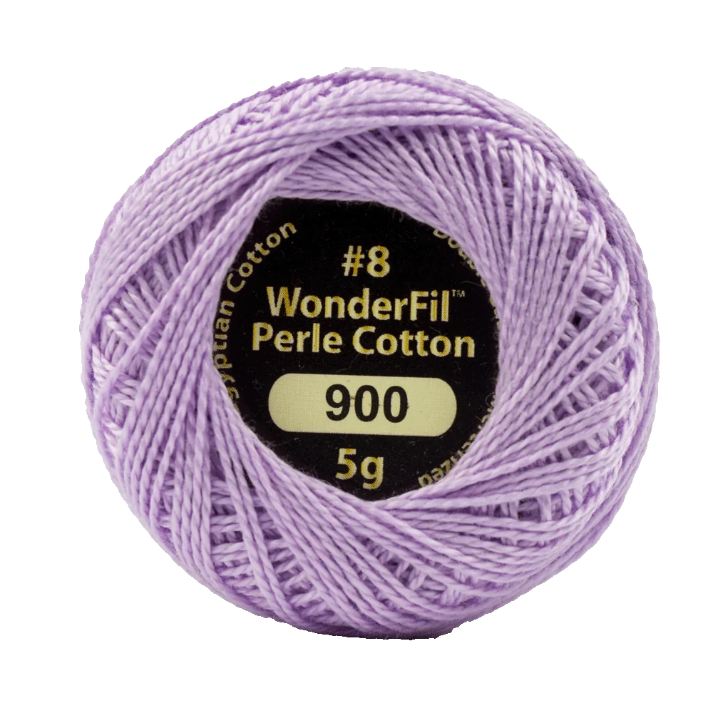 Wonderfil Eleganza 8 wt Perle Cotton, French Lavender