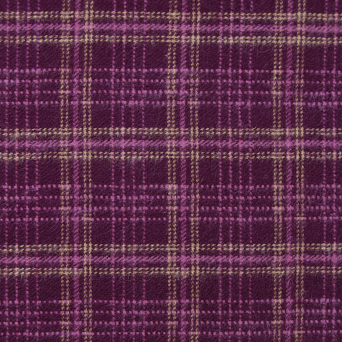 Merlot Crosshatch Plaid FLANNEL from Highlands Flannel