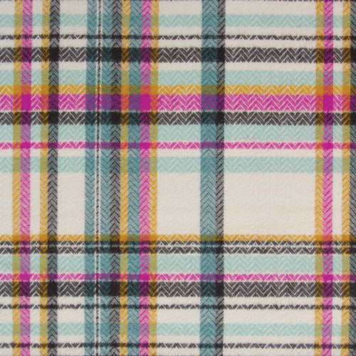 Tealberry Sketch Plaid FLANNEL from Highlands Flannel