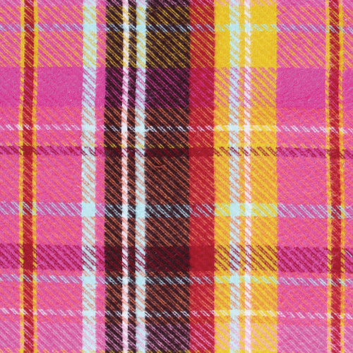 Flowerbed Meadow Plaid FLANNEL from Highlands Flannel