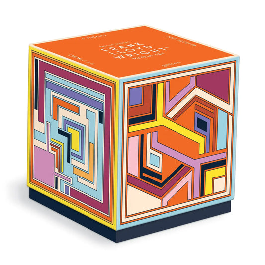 Frank Lloyd Wright Textile Blocks Set of 4 Puzzles