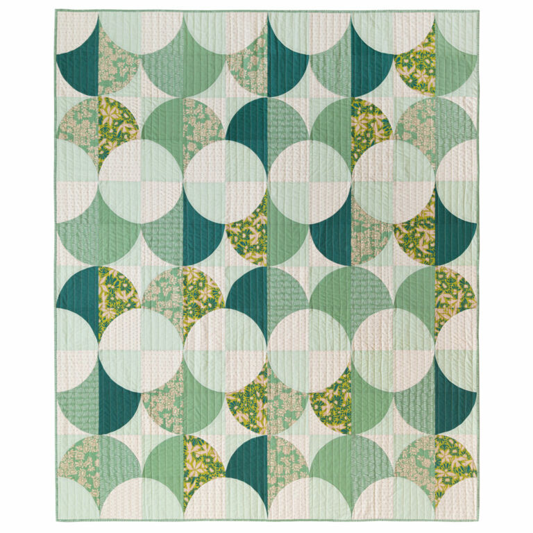 Fronds Throw Quilt Kit