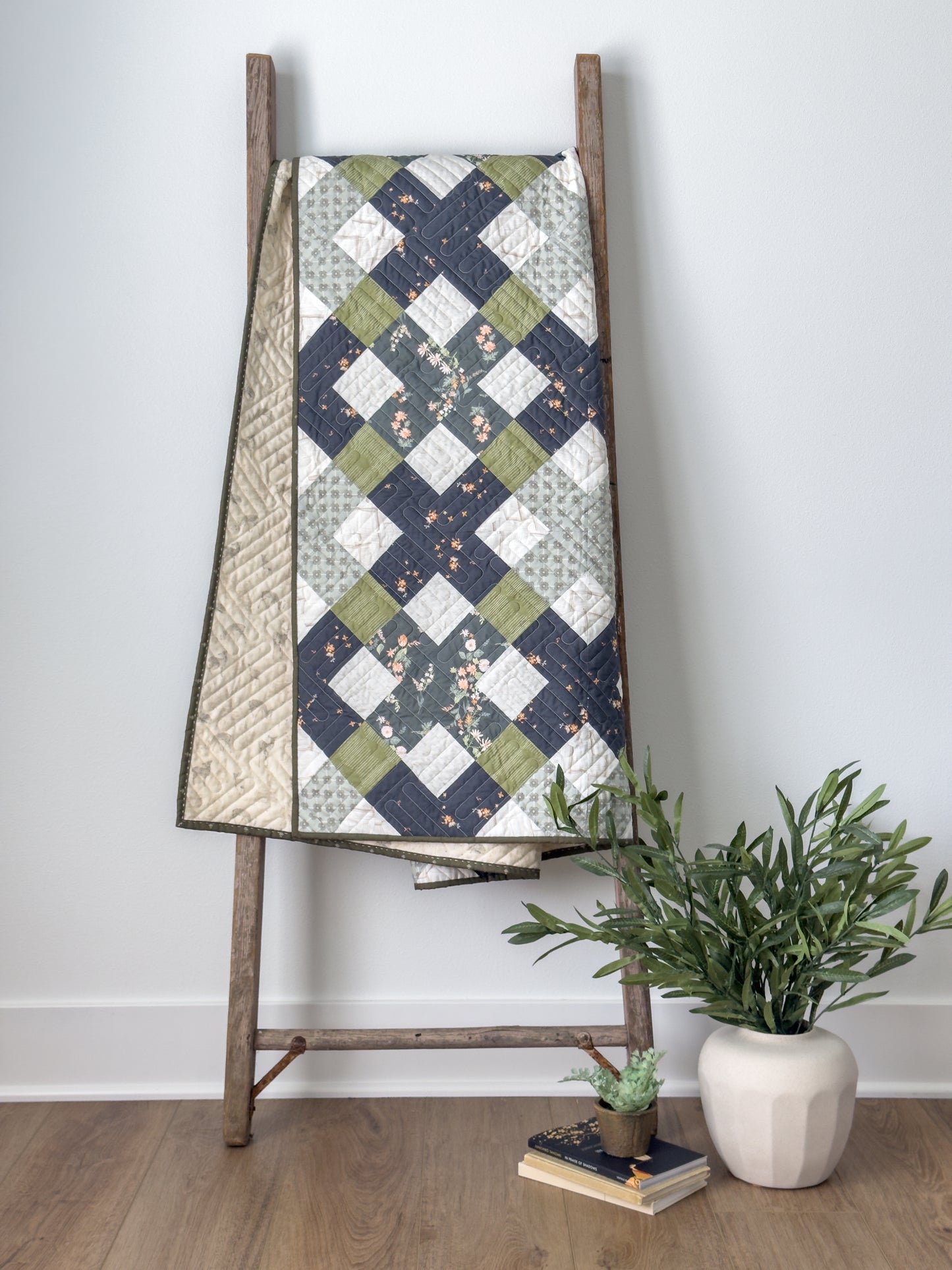 Granny Plaid Green Gables Quilt Kit - Throw or Full/Queen