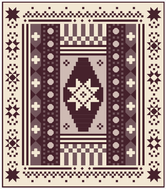 Homespun Collective Block of the Month 2026 Quilt Kit - Ash & Elm Version