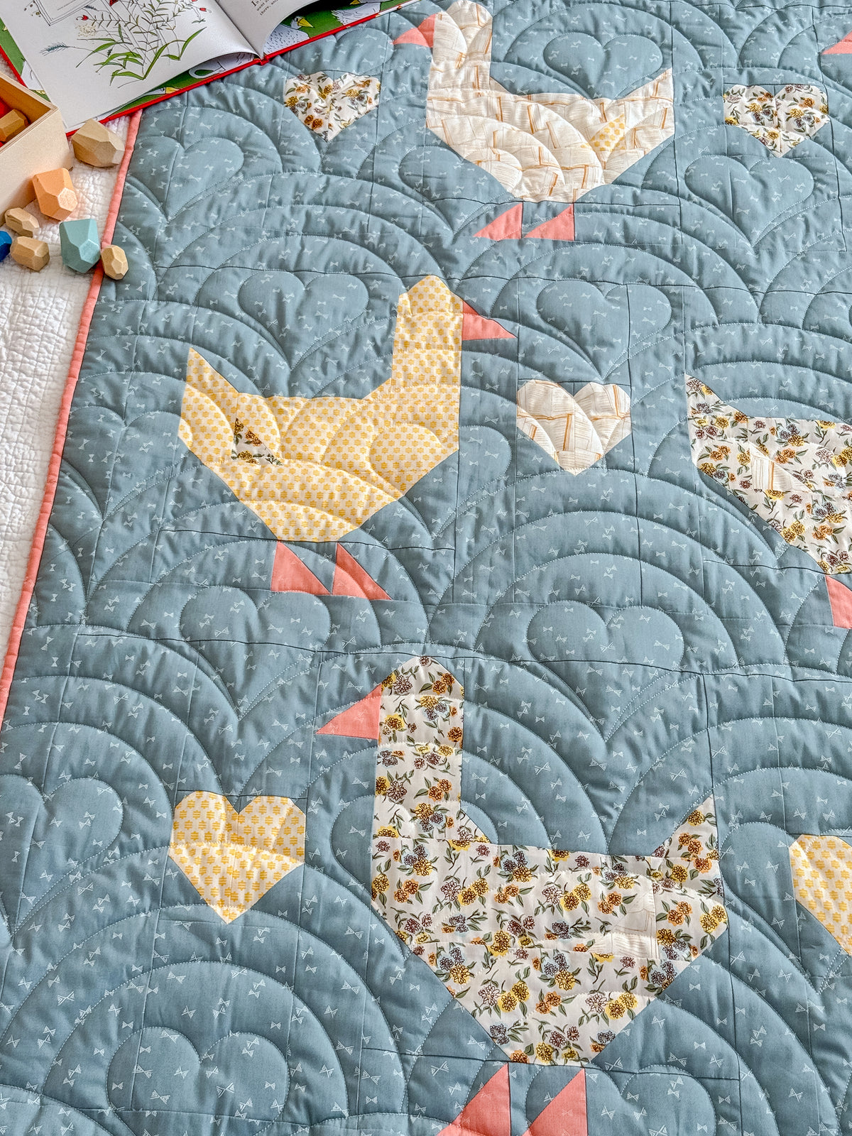 Goose Goose Quilt Kit-  Jojo Version, Crib Size