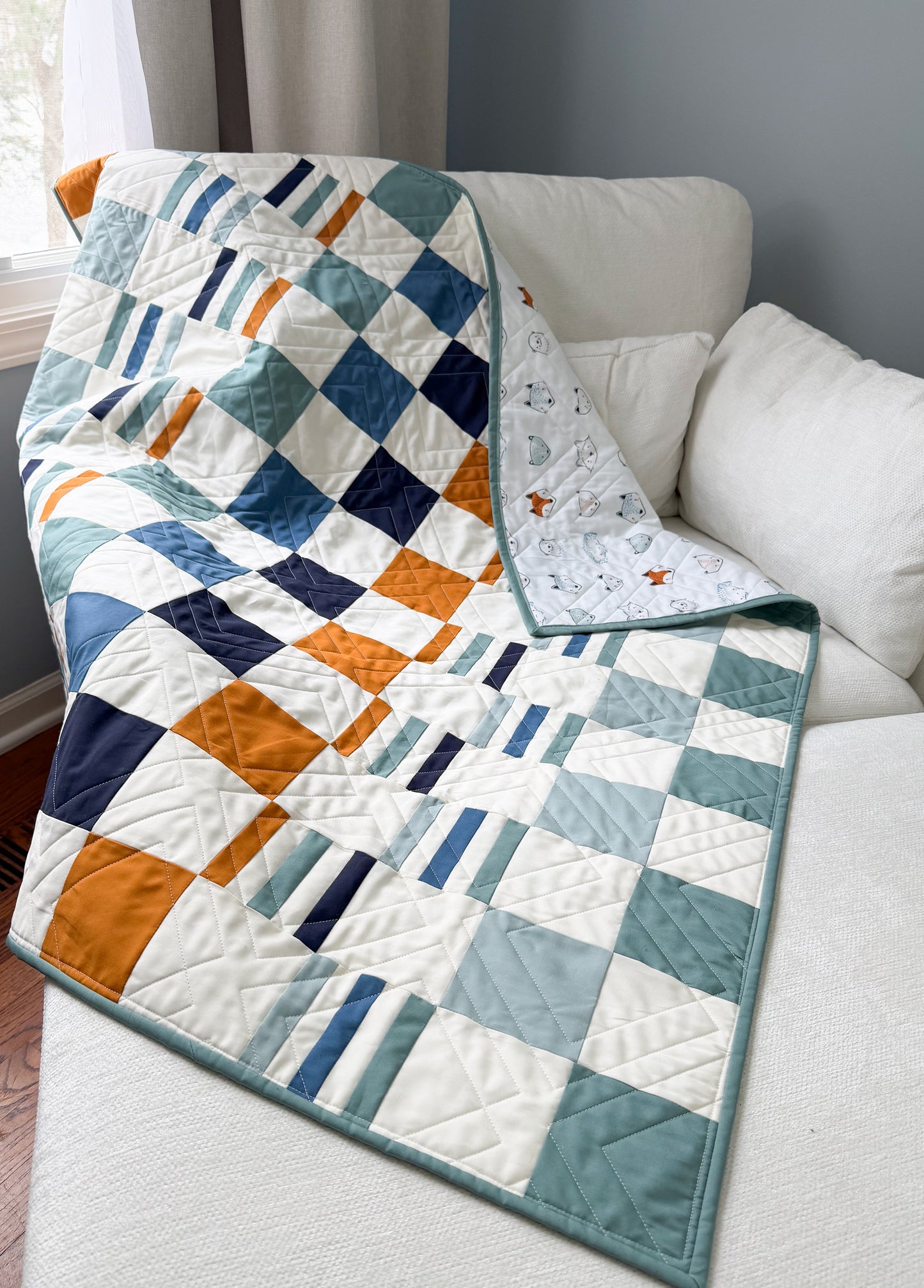 Lake Days Baby Quilt Kit Curated by The Midlife Quilter