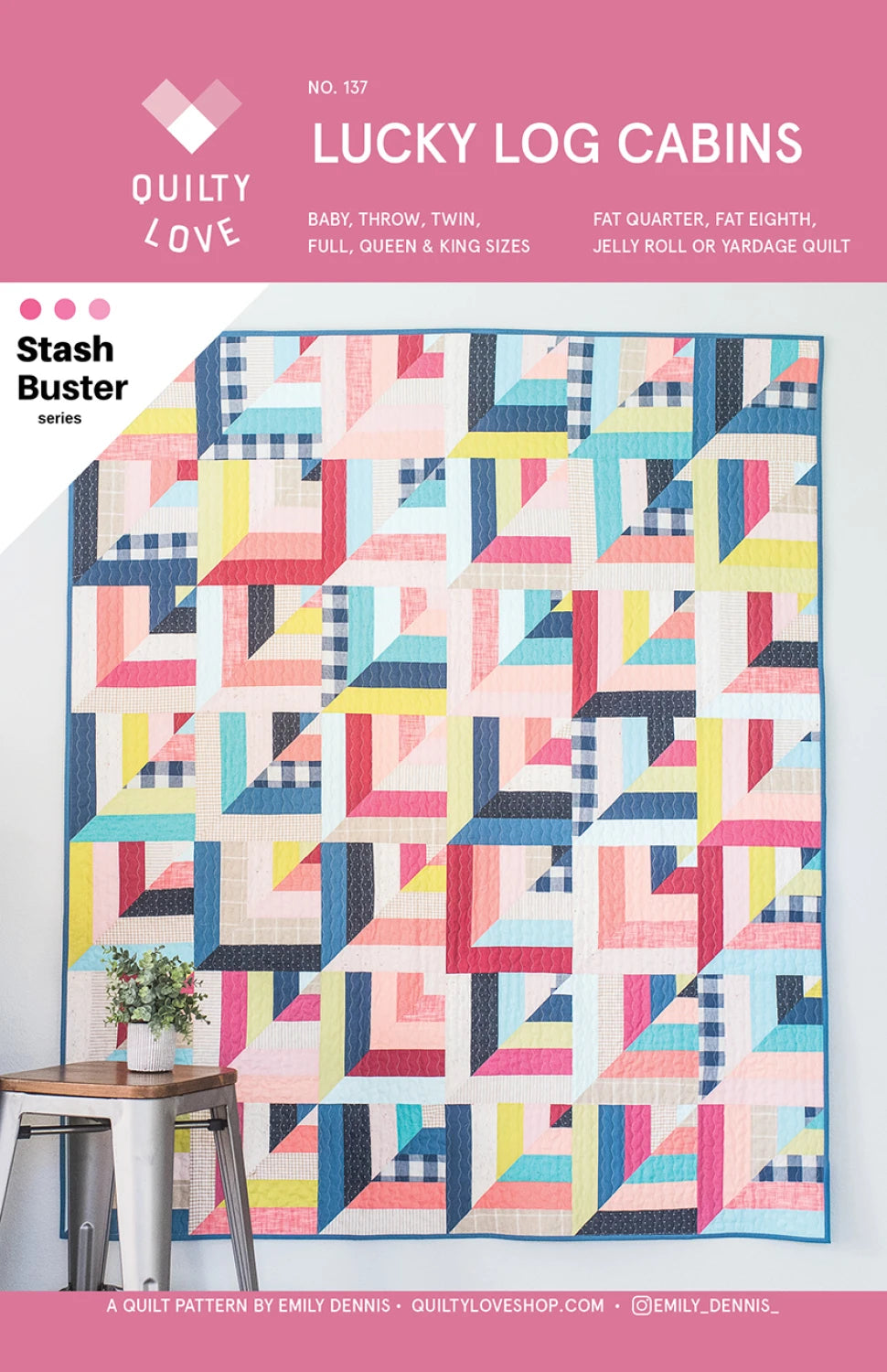 Lucky Log Cabins Paper Pattern