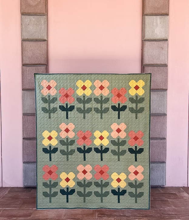 Meadowly Cover Throw Quilt Kit