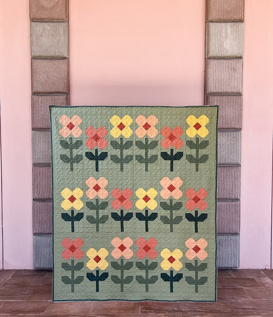 Meadowly Cover Throw Quilt Kit
