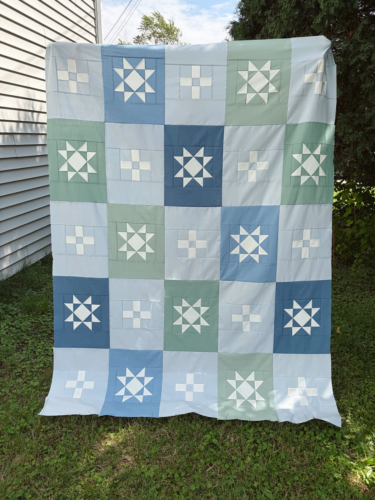 Multicolor Hazelwood Oversized Throw Quilt Kit