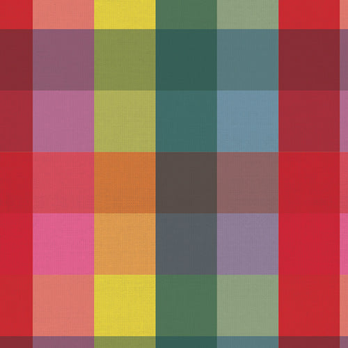 Large Plaid in Rainbow