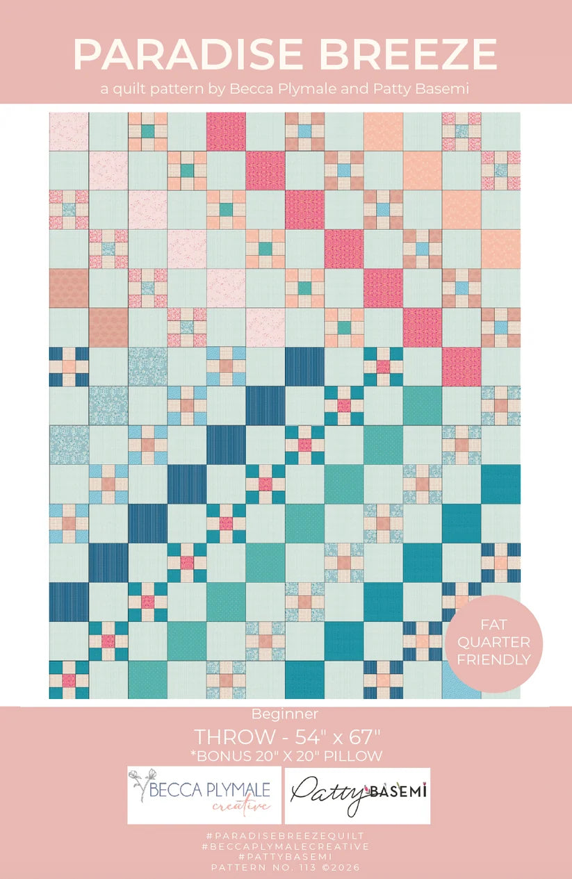 Paradise Breeze Paper Quilt Pattern