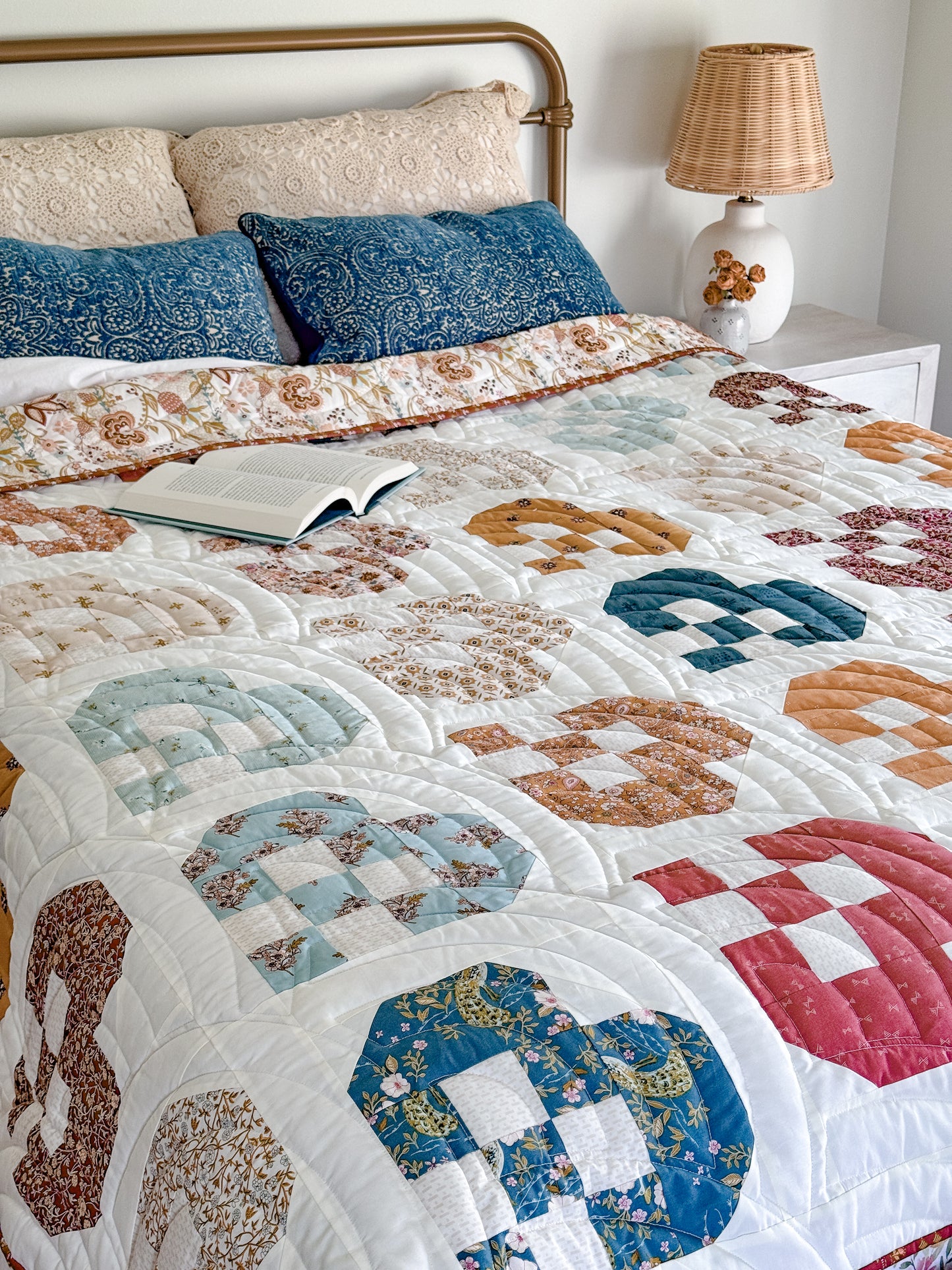 Patchwork Hearts Cover Version Quilt Kit