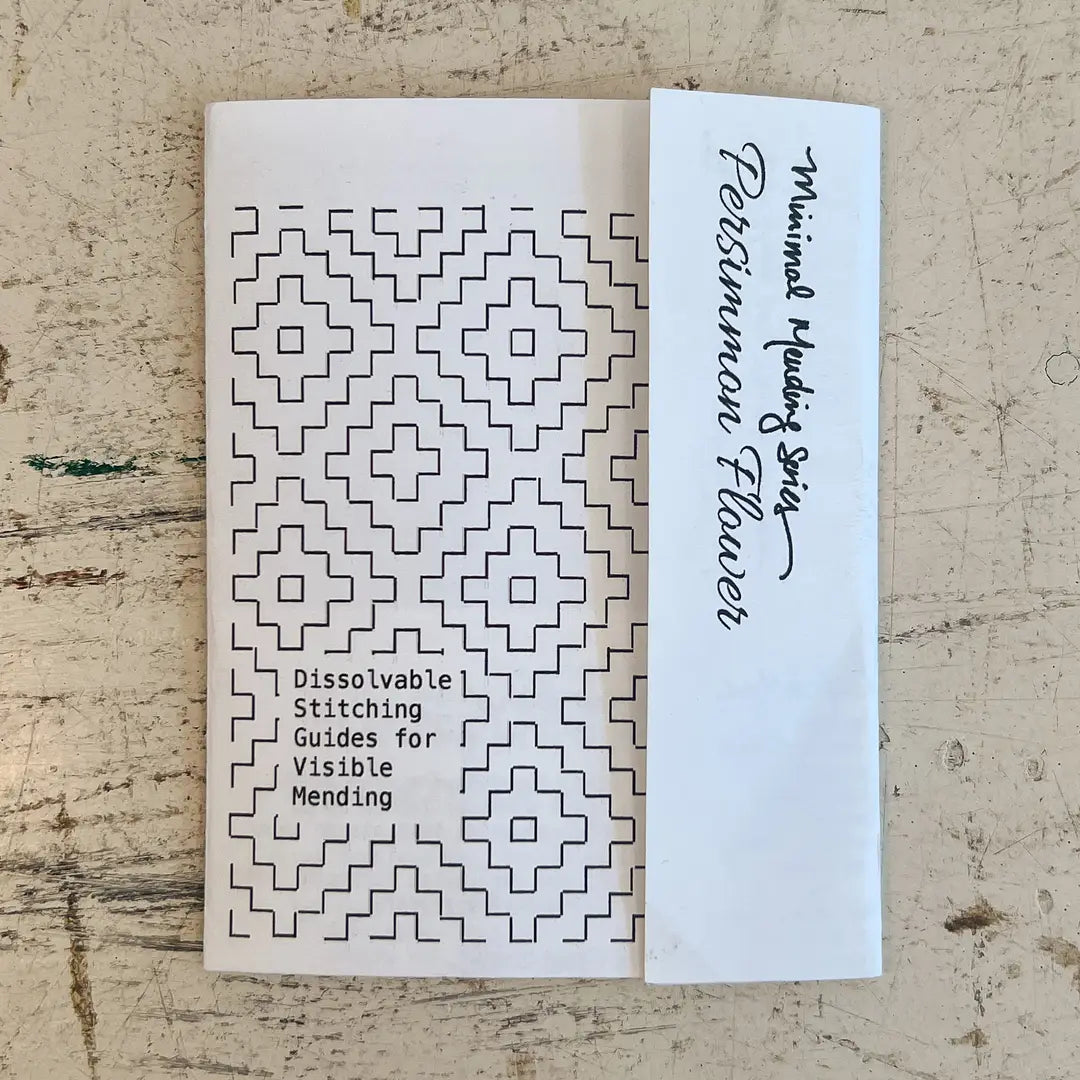 Persimmon Flower Mending and Embellishment Transfer
