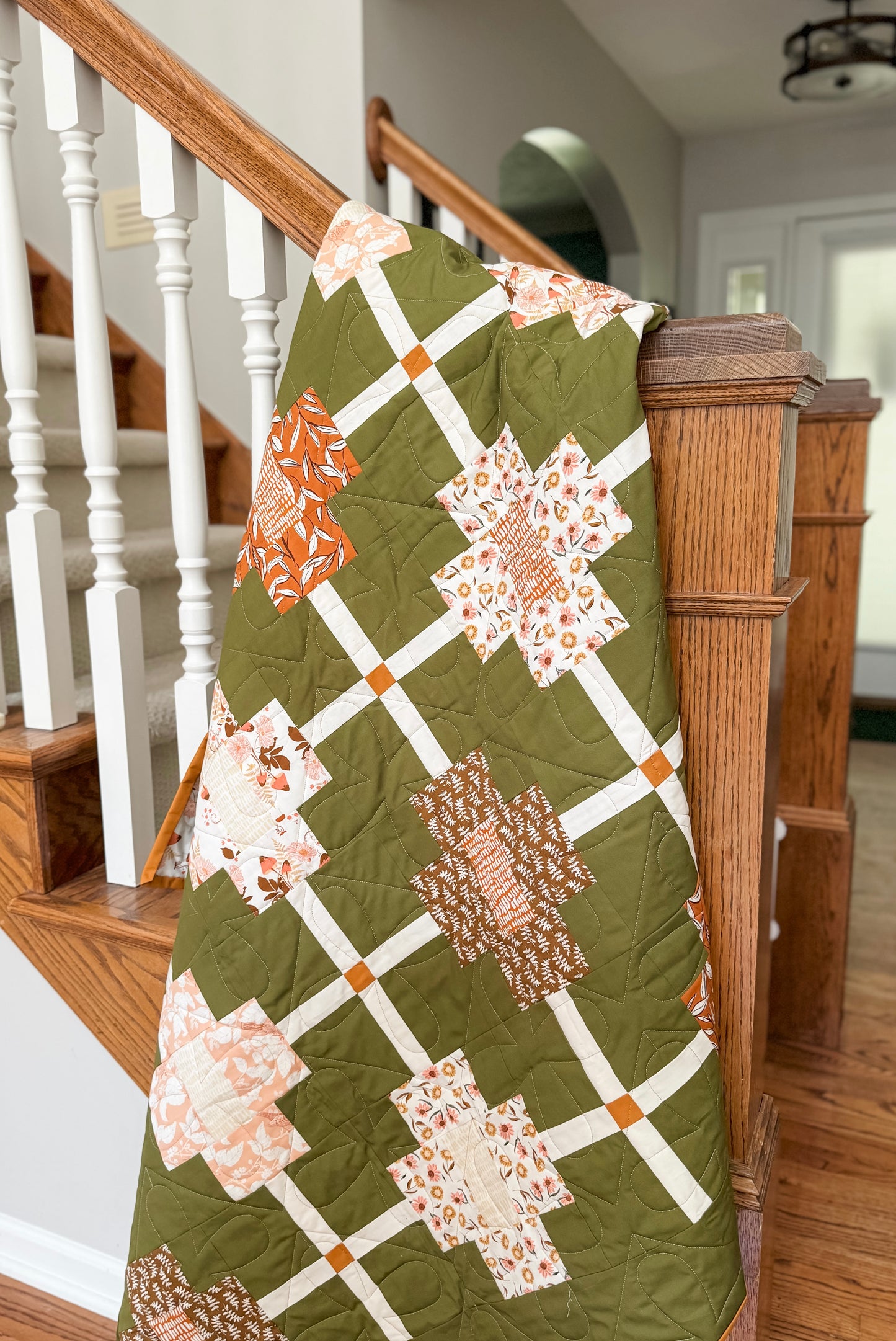 Prairie Sundrop Throw Size Quilt Kit Curated by the Midlife Quilter