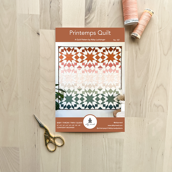 Printemps Paper Quilt Pattern