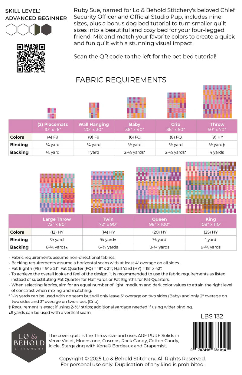 Ruby Sue by Lo & Behold Stitchery