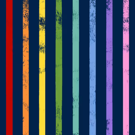 Navy Weathered Stripe