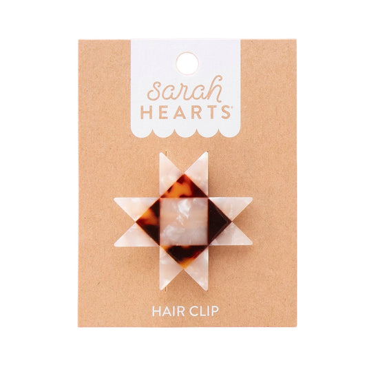 Sawtooth Star Hair Clip