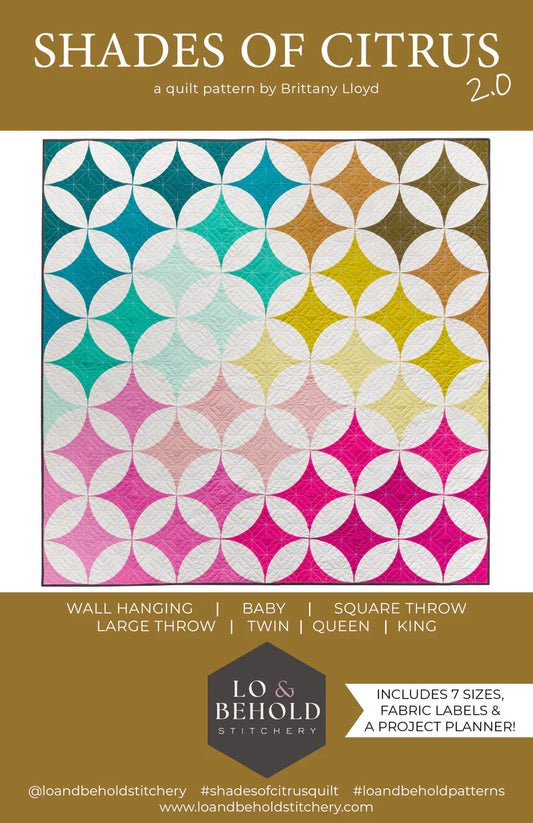 Shades of Citrus 2.0 by Lo & Behold Stitchery