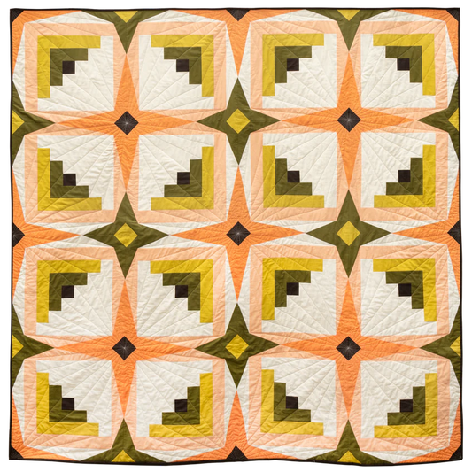 Sky Cabin Throw Size Cover Version Quilt Kit