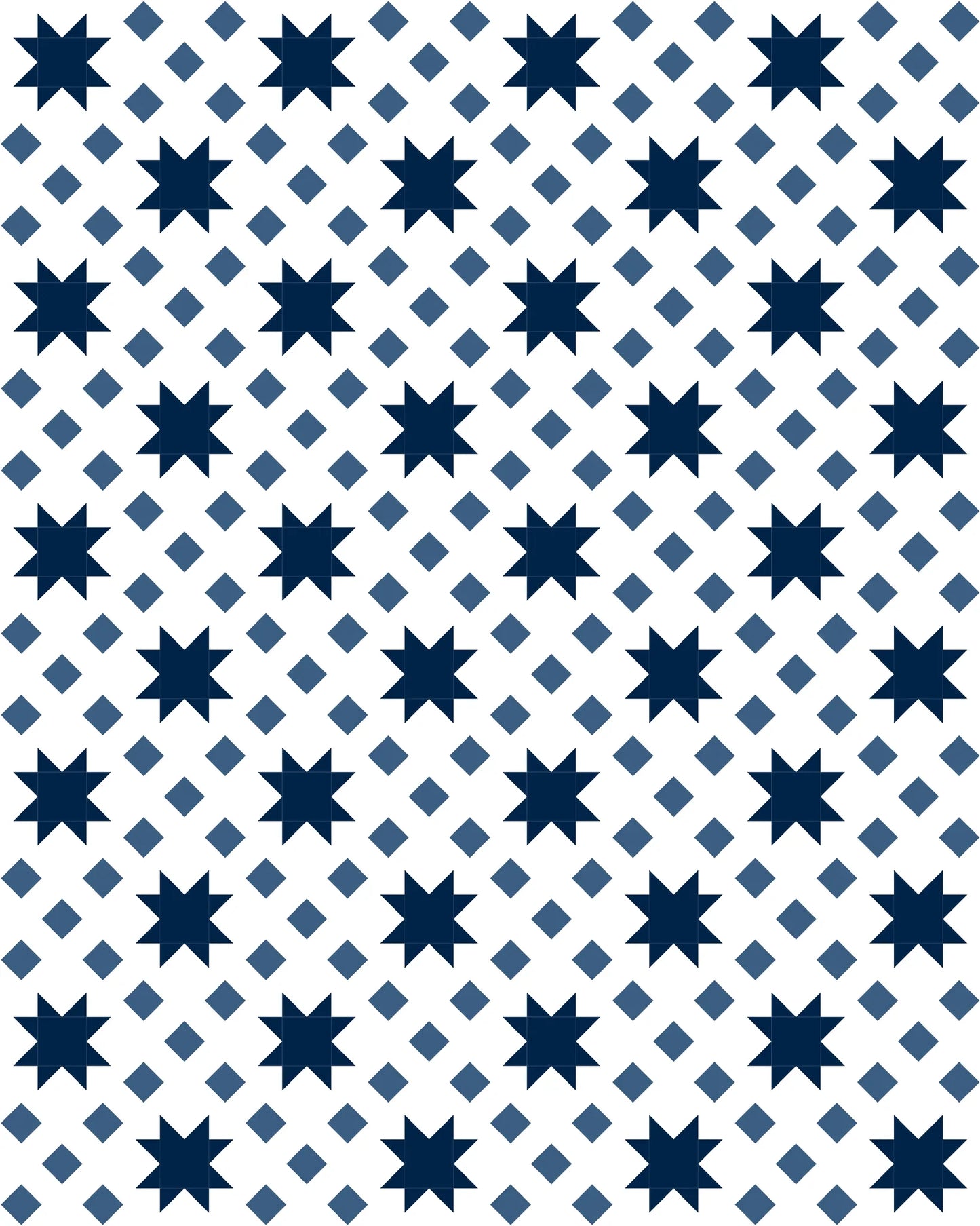 Starburst Quilt Kit, Throw Size