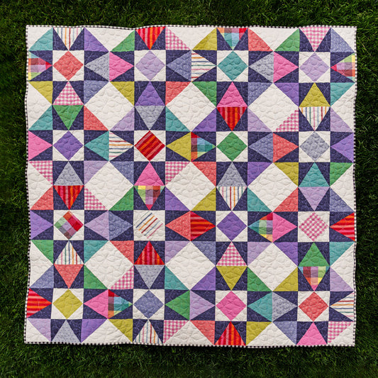Sunny Day Picnic Wovens Throw Size Quilt Kit
