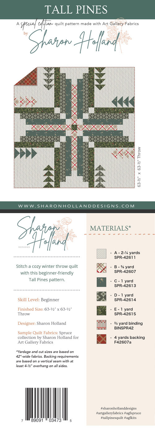 Tall Pines Paper Quilt Pattern